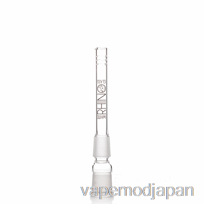 VAPE MOD ホワイト ライノ 19/19 ガラス ダウンステム 4.5 インチ
